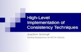 High-Level Implementation of Consistency Techniques