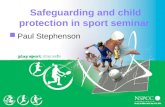 Safeguarding and child protection in sport seminar