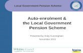 Auto-enrolment &  the Local Government  Pension Scheme