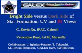 Bright Side  versus  Dark Side  of Star Formation: UV and  IR  Views