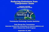 Reducing Emissions from  Compressor Seals