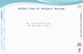 ACEOLE End of Project Review