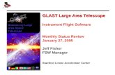 GLAST Large Area Telescope Instrument Flight Software  Monthly Status Review January 27, 2005