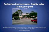 Pedestrian Environmental Quality Index Training Program