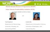 World Climate Research Programme (WCRP) Polar Climate Predictability Initiative (PCPI)