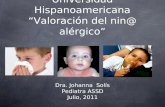 Universidad Hispanoamericana “Valoración del nin@ alérgico”