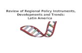 Review of Regional Policy Instruments, Developments and Trends : Latin America