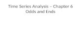 Time Series Analysis – Chapter 6 Odds and Ends