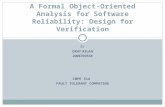 A Formal Object-Oriented Analysis for Software Reliability: Design for Verification