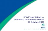 SITA Presentation to  Portfolio Committee on Police 29 October 2010
