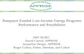 Ratepayer Funded Low-Income Energy Programs Performance and Possibilities