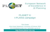 PLANET II: I-PLANS campaign