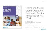 Taking the Pulse: Global Update on the Health Sector Response to HIV, 2014 Dr Gundo Weiler