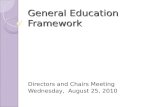 General Education Framework