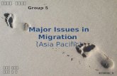 Major Issues in Migration  (Asia Pacific)