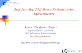 Grid Security: PKI Based Authentication Infrastructure