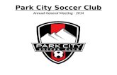 Park City Soccer Club Annual General Meeting -  2014