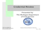 Credential Review