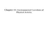 Chapter 11:  Environmental Correlates of Physical Activity