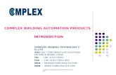 COMPLEX BUILDING AUTOMATION PRODUCTS
