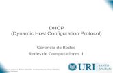DHCP ( Dynamic Host  Configuration Protocol )
