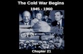 The Cold War Begins 1945 - 1960 Chapter 21