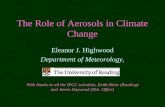 The Role of Aerosols in Climate Change