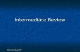 Intermediate Review