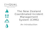 The New Zealand Coordinated Incident Management System (CIMS)