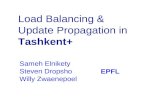 Load Balancing & Update Propagation in  Tashkent+