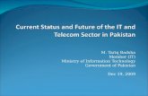 Current Status and Future of the IT and Telecom Sector in Pakistan