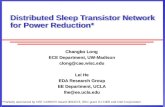 Distributed Sleep Transistor Network for Power Reduction*