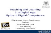 Teaching and Learning  in a Digital Age: Myths of Digital Competence