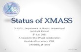 Status of XMASS