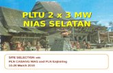 PLTU 2 x  3  MW NIAS SELATAN