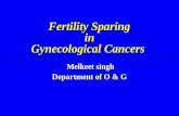 Fertility Sparing  in  Gynecological Cancers
