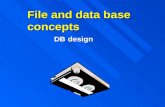 File and data base concepts