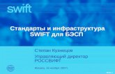 Стандарты и инфраструктура  SWIFT  для БЭСП