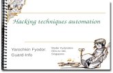 Hacking techniques automation