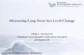Measuring Long Term Sea Level Change