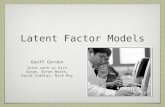 Latent Factor Models