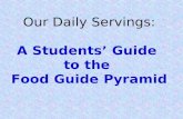 Our Daily Servings: A Students’ Guide  to the  Food Guide Pyramid