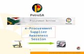 e-Procurement Supplier Awareness Session