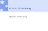 Modulo Scheduling