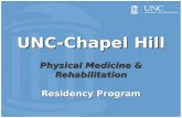 UNC-Chapel Hill Physical Medicine & Rehabilitation Residency Program