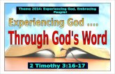 Experiencing God ....