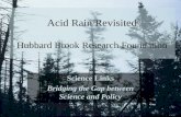Acid Rain Revisited Hubbard Brook Research Foundation