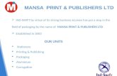 MANSA  PRINT &  PUBLISHERS  LTD