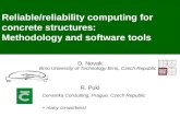 Reliable/reliability computing for concrete structures:  Methodology and software tools