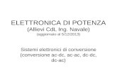 ELETTRONICA DI POTENZA (Allievi CdL Ing. Navale) (aggiornato al 5/12/2013)